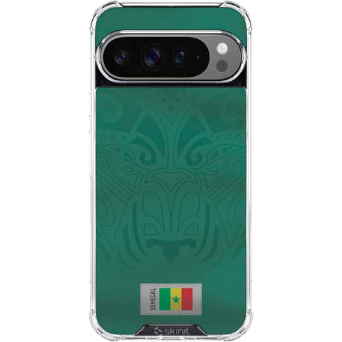 Senegal Soccer Flag Google Pixel 10 Pro XL Clear Case